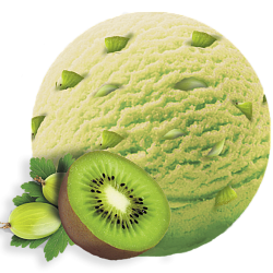 «MOROZPRODUKT» kiwi-gooseberry dessert whipped in ditches