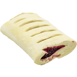 «FIVE STARS» strudliks (puff pastries) with raspberry filling
