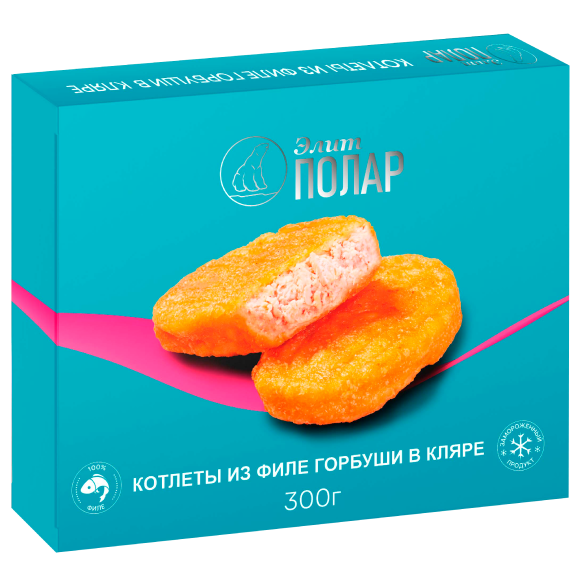 "ПОЛАР" котлеты из филе горбуши в кляре